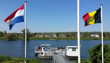 Bicycle ferry between Eijsden and Lanaye