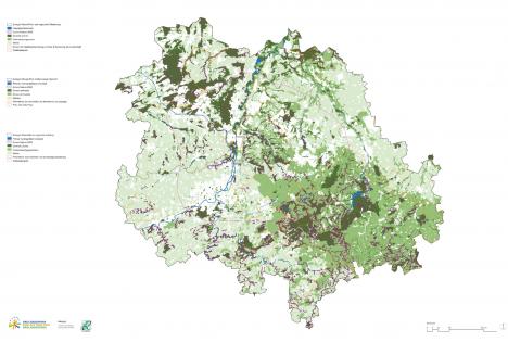 Zones naturelles et paysagères dans l'Euregio