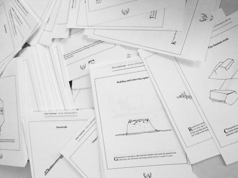 Mehr als 200 gesammelte Landschaftshinweise & Anekdoten © Dear Hunter